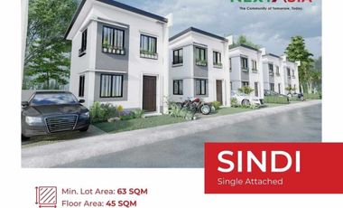 ESTONIA CLAMBA - Sindi Single Attached House and Lot for sale at Brgy. Majada Out, Calamba City, Laguna