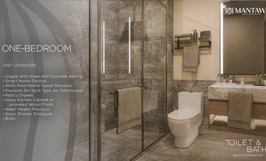 Pre-Selling 46 Sq.m One Bedroom Condo for Sale in Mantawi Residences, Mandaue City, Cebu