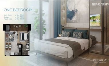 Pre-Selling 46 Sq.m One Bedroom Condo for Sale in Mantawi Residences, Mandaue City, Cebu