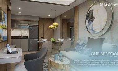 Pre-Selling 46 Sq.m One Bedroom Condo for Sale in Mantawi Residences, Mandaue City, Cebu