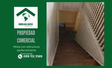 EN VENTA CASA ESQUINERA  EN PORTOVIEJO,    CON LOCALES COMERCIALES