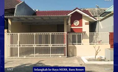 Rumah Baruk Tengah Rungkut Surabaya Timur dekat MERR Tenggilis Nirwana Kutisari Baru Renov