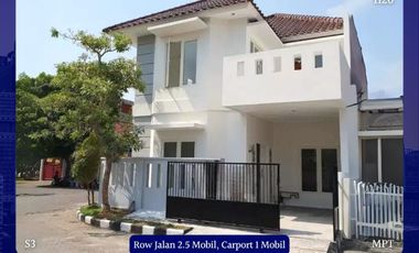 Dijual Rumah Hook 2 Lantai Pantai Mentari Surabaya 2.15M SHM Row Jalan Lebar