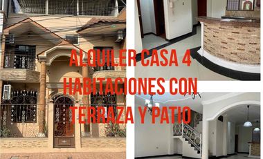 CASA EN ALQUILER SECTOR LAS BRISAS INGRESO A MACHALA PIAZZA