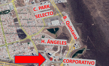 Terreno Comercial en venta o renta en Centro Sur. Querétaro. 1,250 m2 en el Corazón Comercial y Financiero, Centro Sur