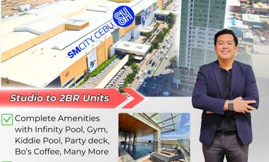 Sunvida Tower, Cebu  Studio  with balcony Condos for sale and rent