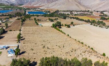 Última parcela plana, a 10 minutos de Vicuña. Electricidad, agua potable y de riego. $65 millones
