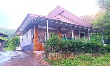 ขายบ้านพร้อมที่ดิน เหมาะทำบ้านสวน บ้านพักตากอากาศ บรรยากาศดี เงียบสงบ ไม่ไกลจากตัวเมือง