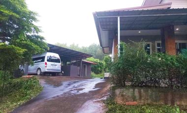 ขายบ้านพร้อมที่ดิน เหมาะทำบ้านสวน บ้านพักตากอากาศ บรรยากาศดี เงียบสงบ ไม่ไกลจากตัวเมือง