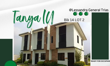 Tanya IU RFO House and Lot for Sale in Gentri Cavite
