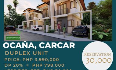 Pre-Selling 2 Storey 3 Bedroom Duplex House in Carcar City, Cebu