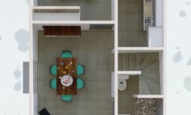 CASA CON ROOF GARDEN Y RECÁMARA EN PB EN VENTA CERCA DE CLUB DE GOLF PARAISO