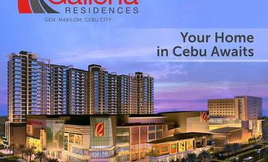 1 Bedroom w/ Balcony in Galleria Residences Cebu w/ 2.5%