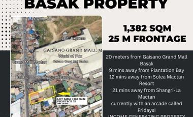 For Sale Commercial with One Storey Commercial Building in Basak, Lapu-lapu City