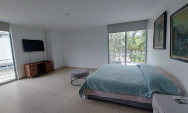 Samborondon, Renta Lindo Departamento 2 Dorm Amoblado Vista a La Ciudad