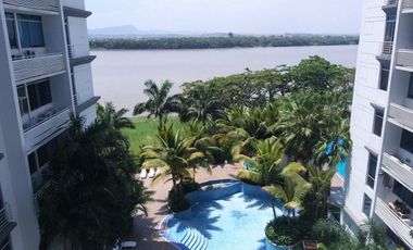 Samborondon, Renta Lindo Departamento 2 Dorm Amoblado Vista a La Ciudad