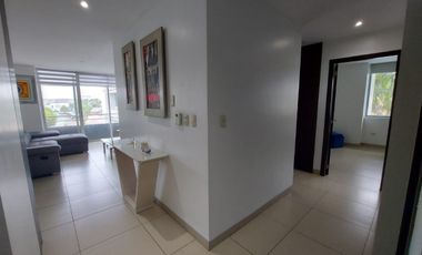 Samborondon, Renta Lindo Departamento 2 Dorm Amoblado Vista a La Ciudad