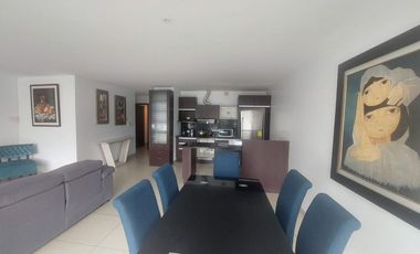 Samborondon, Renta Lindo Departamento 2 Dorm Amoblado Vista a La Ciudad