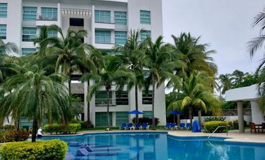 PRECIOSO DEPARTAMENTO EN RENTA ANUAL AMUEBLADO EN MAYAN LAKES ACAPULCO