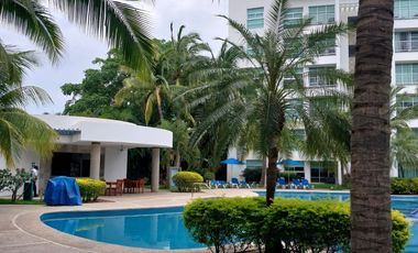 PRECIOSO DEPARTAMENTO EN RENTA ANUAL AMUEBLADO EN MAYAN LAKES ACAPULCO