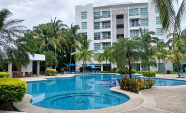 PRECIOSO DEPARTAMENTO EN RENTA ANUAL AMUEBLADO EN MAYAN LAKES ACAPULCO