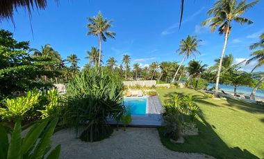 PNM - FOR SALE: Tropical Beachfront Villa with Pool in Sta. Fe, Siargao