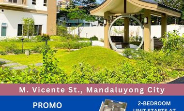 2-Bedroom Condominium for Sale in Mandaluyong City: Kai Garden Residences by DMCI Homes