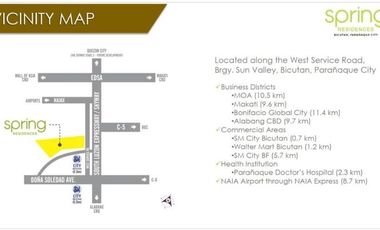 2BR Condo Unit for Rent in SMDC Spring Residences, Paranaque City