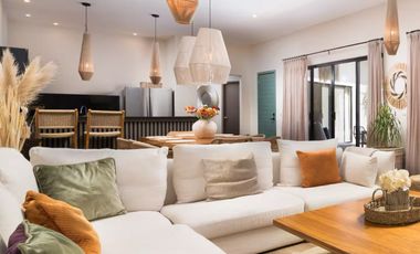 Auténtica villa moderna en Tulum, 4 habitaciones 3 baños y medio