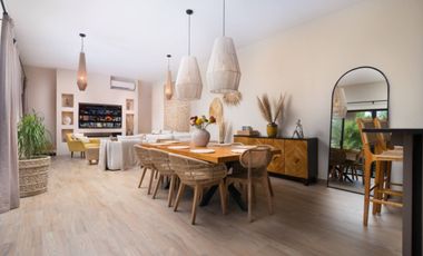 Auténtica villa moderna en Tulum, 4 habitaciones 3 baños y medio