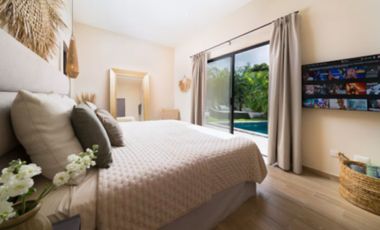 Auténtica villa moderna en Tulum, 4 habitaciones 3 baños y medio