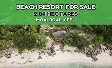 Hotel And Beach Resort FOR SALE: Moalboal, Cebu (High-End, Income-Generating)