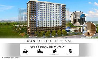 Pre Selling Mid Rise Studio Condo with Balcony in Sta Rosa Laguna