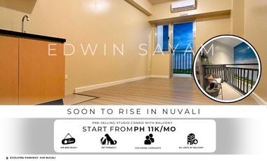 Pre Selling Mid Rise Studio Condo with Balcony in Sta Rosa Laguna