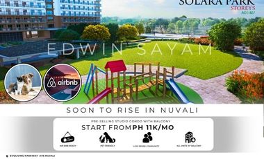 Pre Selling Mid Rise Studio Condo with Balcony in Sta Rosa Laguna