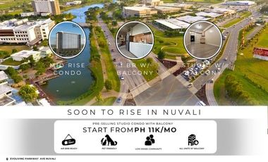 Pre Selling Mid Rise Studio Condo with Balcony in Sta Rosa Laguna