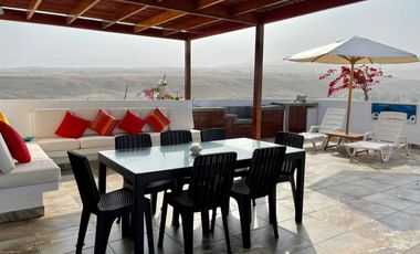 Exclusivo Departamento Dúplex en Condominio con Vista Al Mar y Piscina Privada