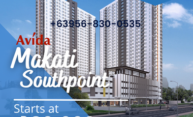 Makati Studio Unit For Sale in Avida Towers Makati Southpoint, 2236 Chino Roces Ave, Makati, 1230 Metro Manila.