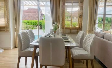 House for sale, Pool Villa, Japanese style, one story house Location San Sai, Chiang Mai, Third ring.