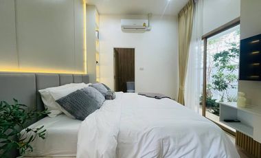 House for sale, Pool Villa, Japanese style, one story house Location San Sai, Chiang Mai, Third ring.