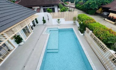 House for sale, Pool Villa, Japanese style, one story house Location San Sai, Chiang Mai, Third ring.