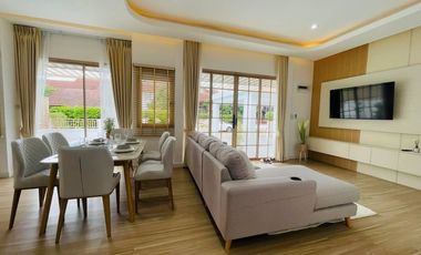House for sale, Pool Villa, Japanese style, one story house Location San Sai, Chiang Mai, Third ring.