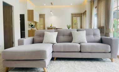House for sale, Pool Villa, Japanese style, one story house Location San Sai, Chiang Mai, Third ring.