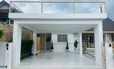 House for sale, Pool Villa, Japanese style, one story house Location San Sai, Chiang Mai, Third ring.