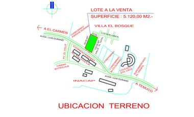 Terreno en venta en Temuco, Cautín