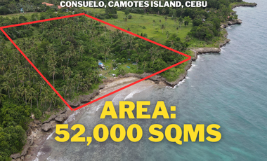 Beach Lot FOR SALE in Consuelo, Camotes Island, Cebu: 5 Hectares