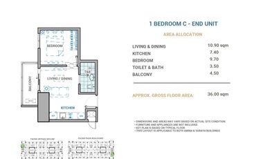 Best Value 1 BR (36.00 sqm) in a Resort Inspired Community | Allegra Garden Place Preselling in Pasig by DMCI Homes