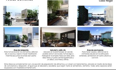 Departamento CON TERRAZA PRIVADA EN PLANTA BAJA, EN RENTA, Casa Nogal, Santa María La Ribera