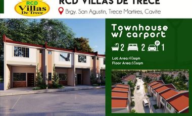 2-bedroom Commercial Townhouse House and Lot for sale in Trece Martires Cavite