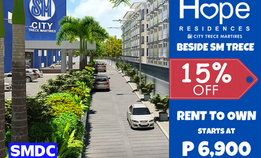 2 BR UNIT WITH 15% DISCOUNT BY SMDC HOPE RESIDENCES